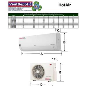 Aire Acondicionado para tu Hogar, MXHAI-004, 12000 BTU, 1 Tonelada, Refrigeración - Product Image 3