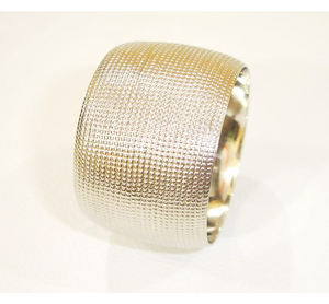 Latón Forma en espiral Niquelado Diseñador elegante Precio barato Mesa DE BODA Centro de mesa Servilletero Anillo Servilletero en espiral Premium - Product Image 3