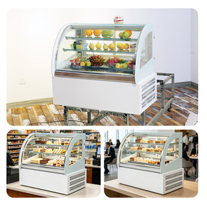 Vitrina Refrigerada Comercial para Pasteles, Congelador de Sobremesas de Acero Inoxidable para Mostrador, Exhibidor Refrigerado para Pastelería - Product Image 4