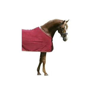 พรมม้าขนแกะโพลีเอสเตอร์สีแดง/ผ้าฝ้ายออกแบบแบรนด์โลโก้แบบกำหนดเองดีไซน์แบบแข็งสำหรับฤดูใบไม้ผลิฤดูหนาว - Product Image 6