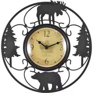 High Quality Metal Wall Hanging <b>Clock</b> for Home Living Room Hotel Wall Decorative Use Wall <b>Clock</b> - Product Image 6