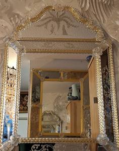 Espejo veneciano de Murano hecho a mano - Product Image 3