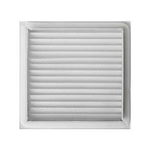 Grade externo do ventilação do quadrado branco com malha protetora - Product Image 2