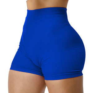 Ropa de mujer verano logotipo personalizado pantalones cortos de yoga para mujer cintura caliente pantalón Hip Lifting Spandex mujeres Booty Biker pantalones cortos de gimnasio - Product Image 1
