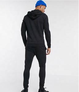 Custom Gym Slim Fit Cotton Fleece Sports Chándal para hombres XXL Casual Winter Running Wear con el logotipo impreso - Product Image 5