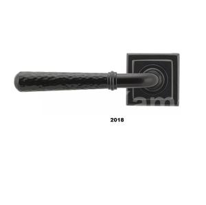 Poignée de porte noire mate martelée poignée de porte robuste avec un design unique pour la maison cuisine salle de bain lit chambre porte utilisation - Product Image 3