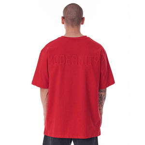 ODM 305 GSM 100% algodón logotipo personalizado impreso liso manga corta Camiseta de gran tamaño para hombre Heavyweight Essentials Thick Essentials - Product Image 2