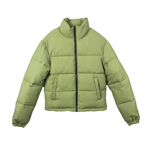 Wholesale Winter Canvas Puffer Jacket Custom Men Unisex Hooded Anti-Bacterial Windproof Loose Fit - Product Image 1