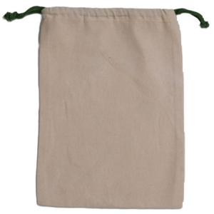 Bolsa ecológica de algodón orgánico 100%, bolsa pequeña con cordón de tamaño personalizado con logotipo, reciclable sostenible para embalaje de joyas - Product Image 3