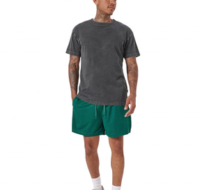 Pantalones Cortos de Baloncesto Transpirables Hechos a Medida de Alta Calidad para Hombre, 100% Poliéster, Secado Rápido, Venta al por Mayor, OEM - Product Image 3