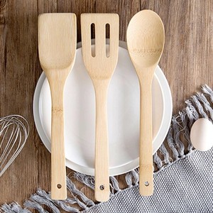 Ustensiles de cuisine spatules en bambou pour la cuisson des repas spatules à frire naturelles à bas prix ustensiles de cuisine essentiels - Product Image 3