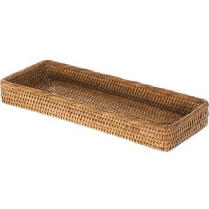 Best Quality Contemporary Design Hand-woven Rattan Tray Rectangular Shape for Home Decor Hotel and Bathroom Decorr