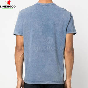 T-shirts en coton 100% délavés à l'acide pour hommes OEM respirants et fabriqués au Pakistan Vente en ligne - Product Image 4
