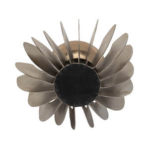 Diseño de lujo Decoración para el hogar Piezas de exhibición de metal en capas redondas Piezas de Arte Moderno con estilo para sala de estar Centro de mesa Escultura Mesa - Product Image 6