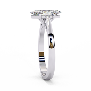 50 Pointer Classic Marquise Cut Solitaire Diamond <b>Ring</b> Premium <b>Brass</b> Jewelry Gift for Women and Girls - Product Image 6