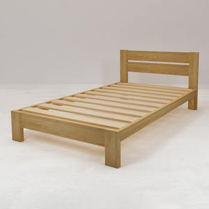 Cadre de lit en bois massif meubles tendance pour chambre à coucher lits à plateforme en bois prêts à être expédiés - Product Image 3