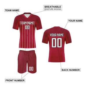Conjunto de Uniforme de Fútbol para Adultos, Camiseta de Fútbol para Hombre, Ropa de Entrenamiento para Niños, Nueva Llegada, Ropa Deportiva con Logotipo Personalizado, Camiseta de Fútbol - Product Image 5