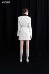 Women'S Dresses Formal Long Sleeve Matt V-Neckline Dress Custom Logo Organic <b>Crinkle</b> Cotton <b>Paper</b> Bags Whiteant Manufacturer - Product Image 4