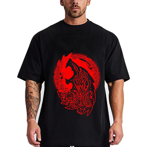 Transpirable de secado rápido Ecológico Anti-Pilling Personalizable Algodón Fibra de bambú Estilo callejero Camiseta corta ligera para hombres - Product Image 1