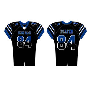 Conjunto de camiseta de fútbol americano personalizable, estilo juvenil, diseño transpirable, nombre y número del equipo, uniforme de fútbol americano - Product Image 2