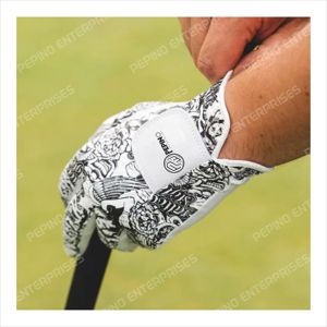 Prix d'usine Gants de golf antidérapants en cuir PU de haute qualité avec design et logo personnalisés OEM - Product Image 3