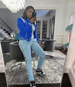 แจ็กเก็ตหนังแฟชั่นปักลายสำหรับสตรีสไตล์วินเทจ - Product Image 5