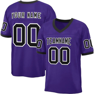 Maillot de football américain personnalisé cousu sur mesure pour équipe sportive avec logo brodé - Product Image 1