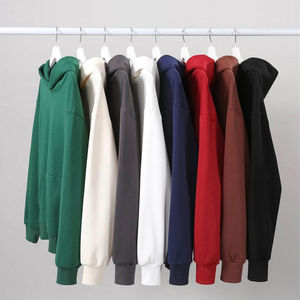 Sudadera con Capucha de Invierno al por Mayor de Alta Calidad, 100% Algodón, 500G, Forro Polar Interior, Impresión Digital, Sin Cordones - Product Image 2