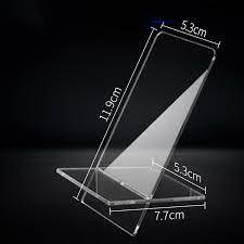 ขาตั้งโทรศัพท์มือถือทำจากอะคริลิคระดับพรีเมียมอุปกรณ์เสริมที่ทันสมัยและใช้งานได้จริงเหมาะสำหรับใช้ในบ้านสำนักงานและร้านค้าปลีก - Product Image 4