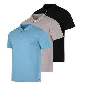 Polo de Alta Calidad para Hombre, Transpirable, de Spandex, Jersey de Seda, Tejido de Punto, Bordado, Colorido, Corto, Talla XL, Estampado - Product Image 2