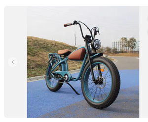 Vélo électrique 48V style rétro Cafe Racer, haute vitesse, étanche, hybride, puissant, vélo de plage, E-bike Europe - Product Image 2