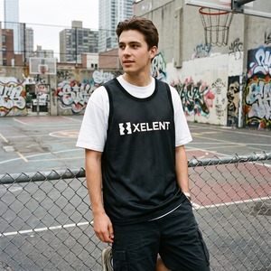 Débardeur de basketball en maille personnalisé, style streetwear, coupe oversize, vente en gros OEM - Product Image 5