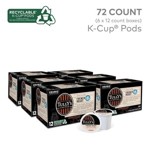 Café Tully's French Roast, dosettes K-Cup individuelles Keurig, café torréfié foncé, 72 unités - Product Image 3