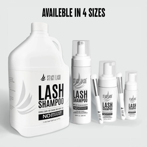 For Vegan Cruelty-Free pH Balanced Betaine-Free Paraben-Free Oil-Free Eyelash Extension Shampoo 50ml/100ml/200ml + <b>Brush</b> - Product Image 3