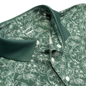 Tela de punto de LICRA de poliéster personalizada para hombre con estampado de logotipo para golf y trabajo bordado para Polo Shir - Product Image 4