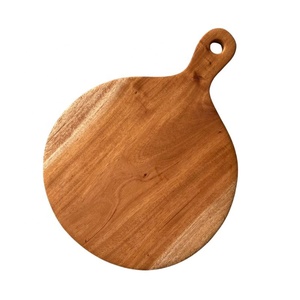 Tabla de Cortar Redonda de Madera, Tabla para Picar, Plato para Servir Pizza, Queso y Verduras, Uso en la Cocina, Precio Competitivo - Product Image 3