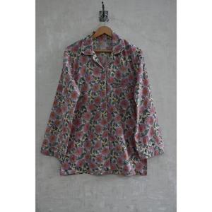 Conjunto de Pijama de Verano con Estampado Floral de Algodón para Mujer, Ropa de Dormir Estampada a Mano, Suave, Transpirable, de Secado Rápido, Mangas Largas - Product Image 2