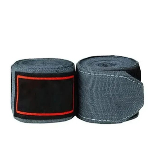 Venta al por mayor de vendas de boxeo con logotipo personalizado MMA venda de mano vendas de boxeo vendas de mano personalizadas muñequeras ajustables envolturas de mano de boxeo - Product Image 5