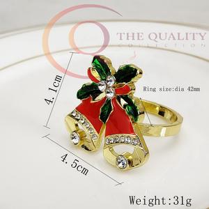 Anneaux de serviette décoratifs en métal pour arrangements de table de mariage de luxe, repas à domicile et mise en scène professionnelle - Product Image 5