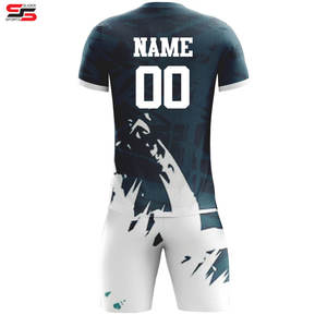 Camiseta de fútbol unisex con los últimos diseños de 2025 a precio barato mayorista de Pakistán con tus propios diseños y estilos - Product Image 6