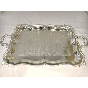 New Arrival Chocolate Serving <b>Tray</b> With Finest Quality Large Size Metal Dessert <b>Tray</b> From India Manufacturer and Supplier - Product Image 2