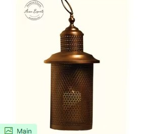 Lanterne en fer vert pastel avec conception de coupe de feuille pour la décoration intérieure balcon éclairage mariage de noël et ambiance festive - Product Image 4