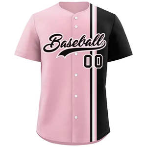 Maillot de baseball respirant en polyester/coton personnalisé pour homme, collection hiver 2026, uniforme de haute qualité avec logo imprimé par sublimation – Vente en gros - Product Image 1