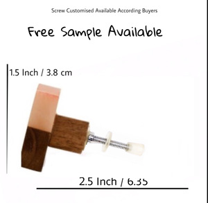 Modern Tricolour Long Square Resin Brass Drawer <b>Door</b> Cabinet Knobs Pull Handle <b>for</b> Kitchen Living Room Gym Wardrobe Use Hotels - Product Image 3