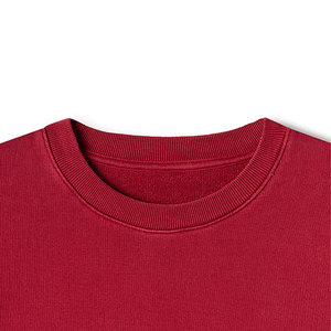 Custom Printed 100% Cotton Pullover Sweatshirt Long Sleeve Winter Sports Clothing Embroidered with Digital Printing - Product Image 3