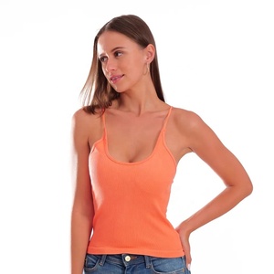 Vente en gros Débardeur asymétrique sans manches bleu personnalisé pour femmes Tissu tissé respirant à la mode Design uni sexy - Product Image 4