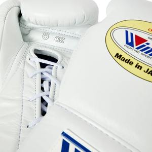 Guantes de Boxeo con Cordones Personalizados Más Vendidos, Guantes de Boxeo de Competición de Cuero Genuino de Alta Calidad, Equipo de Entrenamiento de Boxeo - Product Image 3