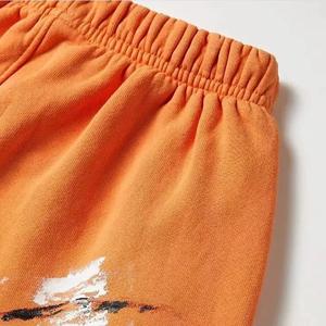 2024 hiver automne hommes pantalons de survêtement de haute qualité décontracté évasé empilé survêtement pantalon avec taille moyenne cordon de serrage et toile tissu - Product Image 3