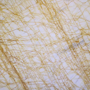 Nhện vàng đá cẩm thạch đá tự nhiên lớn slab Chất lượng cao sàn gạch lát sàn sang trọng bán buôn trang trí nội thất mát mẻ để liên lạc - Product Image 1