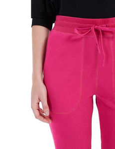 Traje de ropa deportiva informal de verano para mujer, pantalones sólidos de dos piezas, pulóver, sudaderas, diseño plano para comodidad para deportes al aire libre - Product Image 6